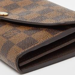 Louis Vuitton Damier Ebene Canvas Sarah Wallet