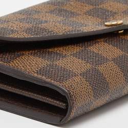 Louis Vuitton Damier Ebene Canvas Sarah Wallet