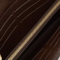 Louis Vuitton Damier Ebene Canvas Sarah Wallet