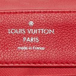 Pre Owned Louis Vuitton Rubis Leather Lockme II Bag