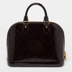 Louis Vuitton Amarante Monogram Vernis Alma PM Bag