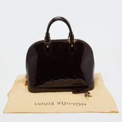 Louis Vuitton Amarante Monogram Vernis Alma PM Bag