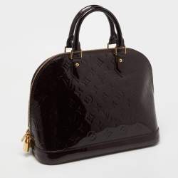 Louis Vuitton Amarante Monogram Vernis Alma PM Bag