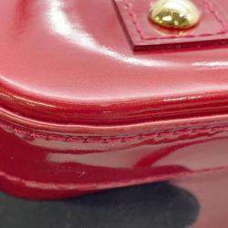 Louis Vuitton Red Monogram Vernis Leather Alma BB Satchel