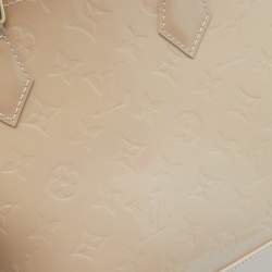 Pre Owned Louis Vuitton Rose Florentine Monogram Vernis Alma PM Bag