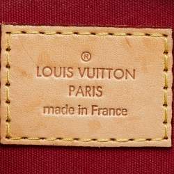 Pre Owned Louis Vuitton Cerise Monogram Vernis Alma BB Bag