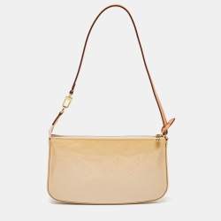 Pre Owned Louis Vuitton Rose Angelique Monogram Vernis Pochette Accessoires 