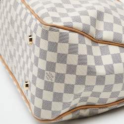 Pre Owned Louis Vuitton Damier Azur Canvas Figheri GM Bag