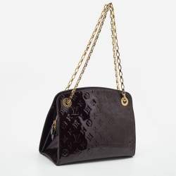 Pre Owned Louis Vuitton Amarante Monogram Vernis Virginia MM Bag              