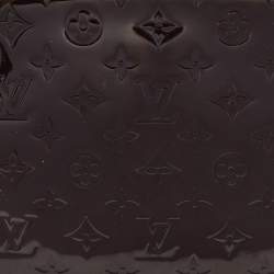 Pre Owned Louis Vuitton Amarante Monogram Vernis Virginia MM Bag              