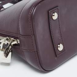 Pre Owned Louis Vuitton Quetsche Epi Leather Alma BB Bag