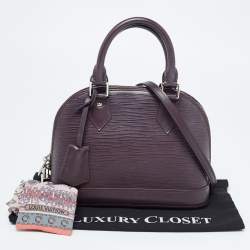Pre Owned Louis Vuitton Quetsche Epi Leather Alma BB Bag