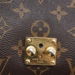 Pre Owned Louis Vuitton Monogram Canvas and Leather Pallas Chain Bag