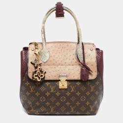 Louis Vuitton Exotique Monogram Lizard,Ostrich and Leather Limited Edition Majestueux MM Bag