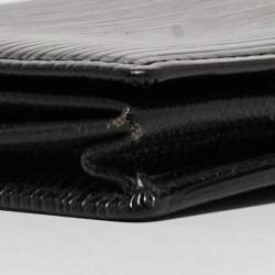 Louis Vuitton Black Epi Leather Porte-Monnaie Boite Coin Purse
