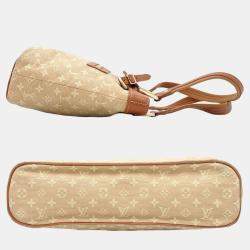Louis Vuitton Brown/Beige Canvas Monogram Mini Lin Lucille PM Handbag