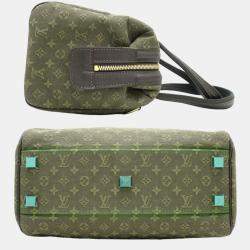 Louis Vuitton Green Canvas Monogram Mini Lin Josephine PM Handbag