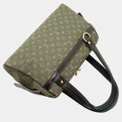 Louis Vuitton Green Canvas Monogram Mini Lin Josephine PM Handbag