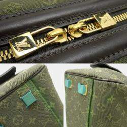 Louis Vuitton Green Canvas Monogram Mini Lin Josephine PM Handbag