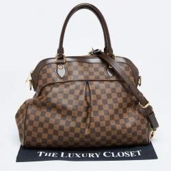 Pre Owned Louis Vuitton Damier Ebene Canvas Trevi GM Bag