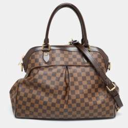 Pre Owned Louis Vuitton Damier Ebene Canvas Trevi GM Bag