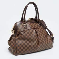 Pre Owned Louis Vuitton Damier Ebene Canvas Trevi GM Bag
