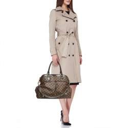 Pre Owned Louis Vuitton Damier Ebene Canvas Trevi GM Bag