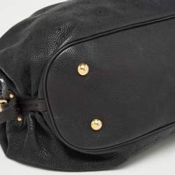 Pre Owned Louis Vuitton Black Monogram Mahina Leather Surya L Bag