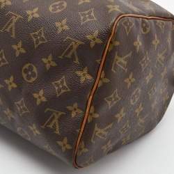 Pre Owned Louis Vuitton Monogram Canvas Speedy 30 Bag