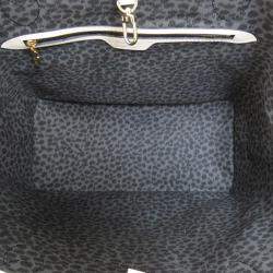 Pre Owned Louis Vuitton White Monogram Giant Wild at Heart Neverfull MM
