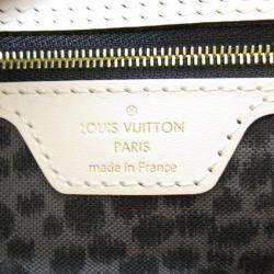 Pre Owned Louis Vuitton White Monogram Giant Wild at Heart Neverfull MM