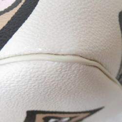 Pre Owned Louis Vuitton White Monogram Giant Wild at Heart Neverfull MM