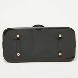 Pre Owned Louis Vuitton Bleu Infini Monogram Vernis Alma GM Bag