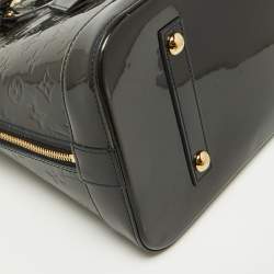 Pre Owned Louis Vuitton Bleu Infini Monogram Vernis Alma GM Bag