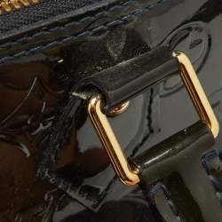 Pre Owned Louis Vuitton Bleu Infini Monogram Vernis Alma GM Bag