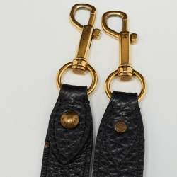 Pre Owned Louis Vuitton Black Monogram Denim Neo Cabby MM Bag