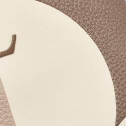 مملوكة مسبقًا Louis Vuitton Galet/Creme Monogram Flower Taurillon Leather Capucines BB Bag