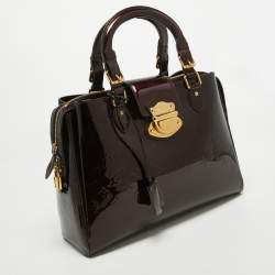 مملوكة مسبقًا Louis Vuitton Amarante Monogram Vernis Melrose Avenue Bag