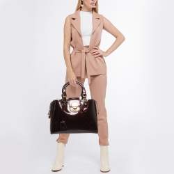 مملوكة مسبقًا Louis Vuitton Amarante Monogram Vernis Melrose Avenue Bag