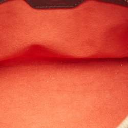 Pre Owned Louis Vuitton Damier Ebene Canvas and Leather Triana Bag