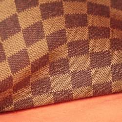 Pre Owned Louis Vuitton Damier Ebene Canvas and Leather Triana Bag