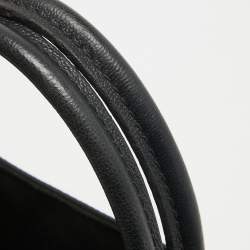 Pre Owned Louis Vuitton Black Epi Leather Twist Tote Bag