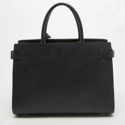 Pre Owned Louis Vuitton Black Epi Leather Twist Tote Bag