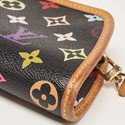 Pre Owned Louis Vuitton Black Monogram Multicolore Canvas Shirley Bag