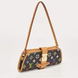 Pre Owned Louis Vuitton Black Monogram Multicolore Canvas Shirley Bag