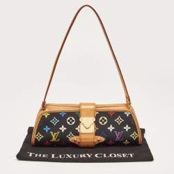 Pre Owned Louis Vuitton Black Monogram Multicolore Canvas Shirley Bag