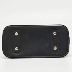 Pre Owned Louis Vuitton Black/Pink Epi Leather Alma BB Bag