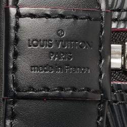 Pre Owned Louis Vuitton Black/Pink Epi Leather Alma BB Bag
