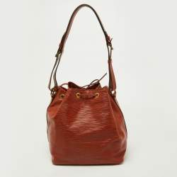 Pre Owned Louis Vuitton Kenyan Fawn Epi Leather Vintage Noé Bag