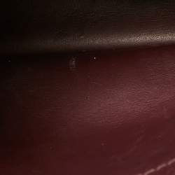 Pre Owned Louis Vuitton Deep Purple/Beige Leather and Python Capucines BB Bag